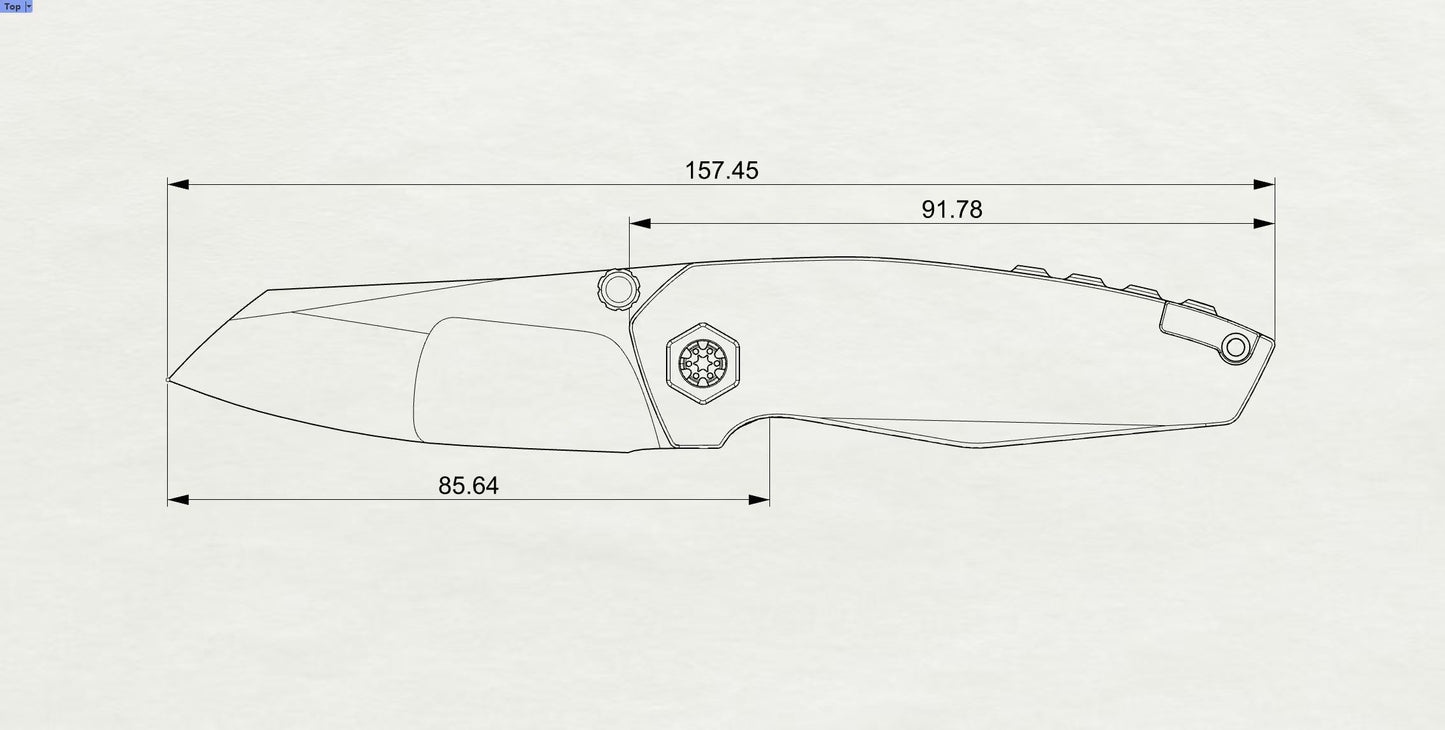 Spearhead Ashes Folding Pocket Knife