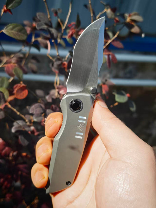 Crimson Fox Titanium EDC Pocket Knife