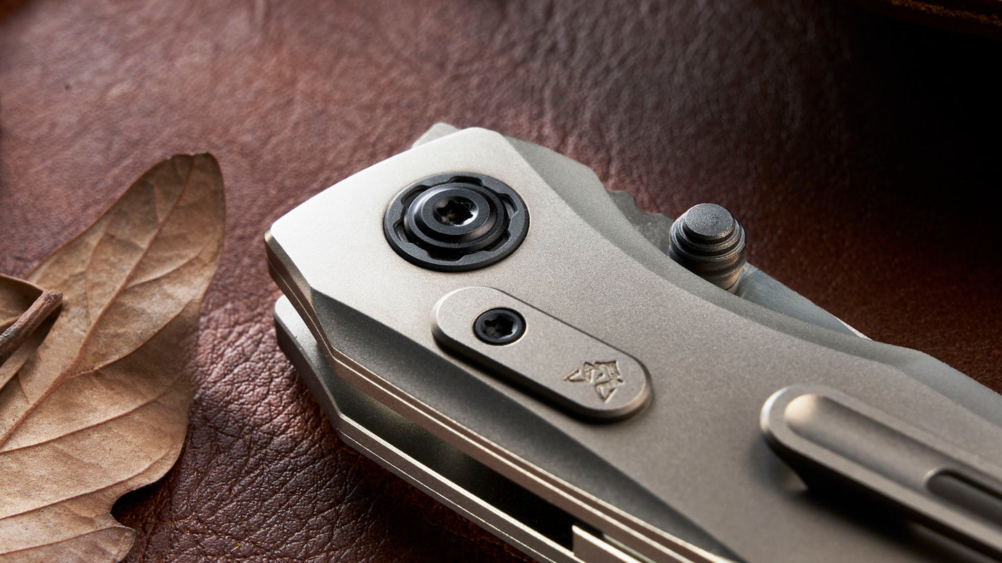 Crimson Fox Titanium EDC Pocket Knife