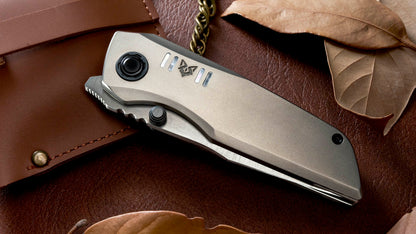 Crimson Fox Titanium EDC Pocket Knife