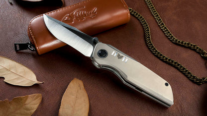 Crimson Fox Titanium EDC Pocket Knife