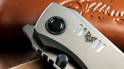 Crimson Fox Titanium EDC Pocket Knife