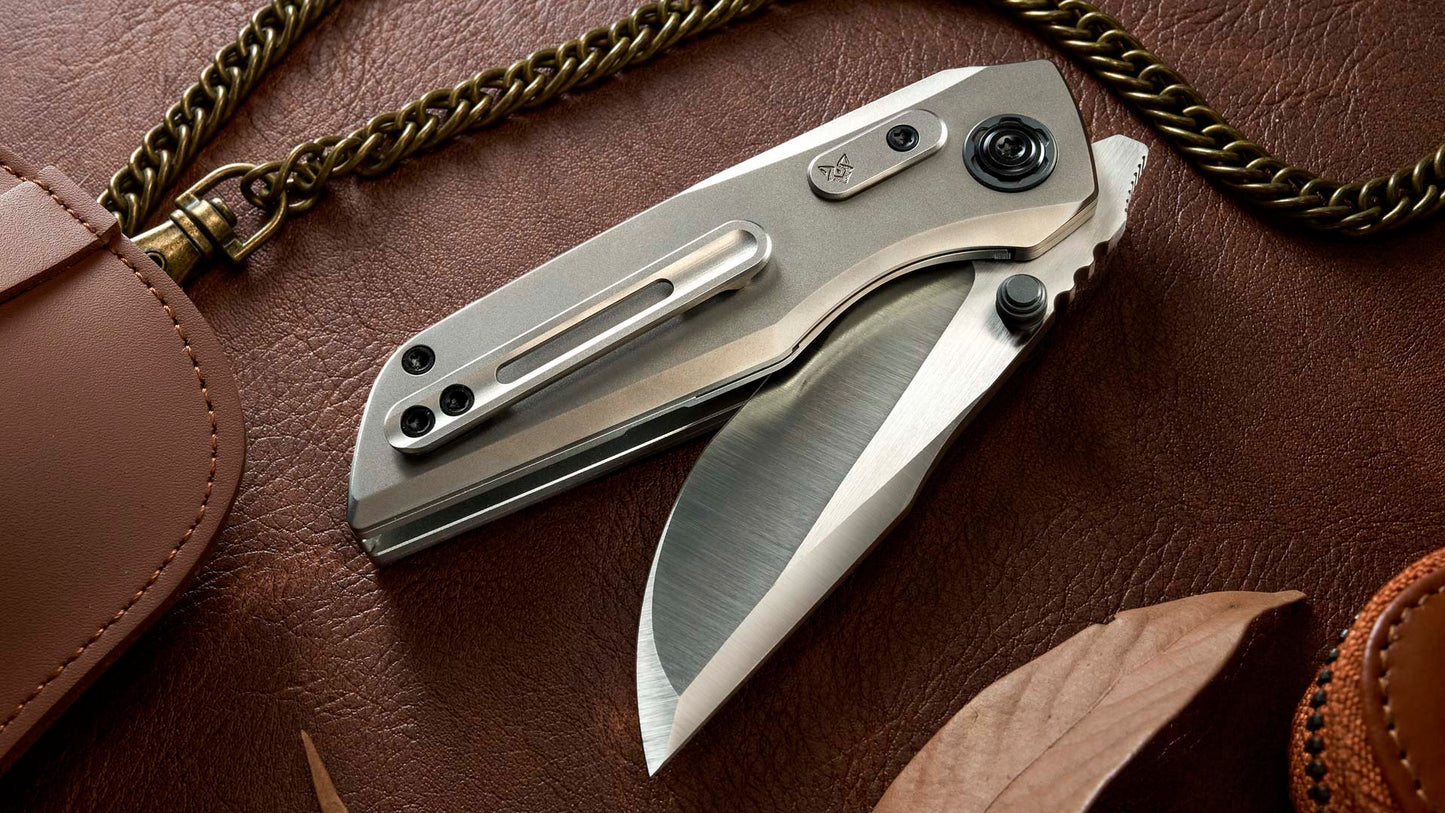 Crimson Fox Titanium EDC Pocket Knife