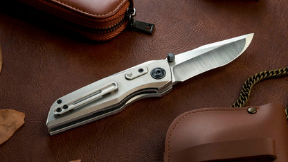 Crimson Fox Titanium EDC Pocket Knife